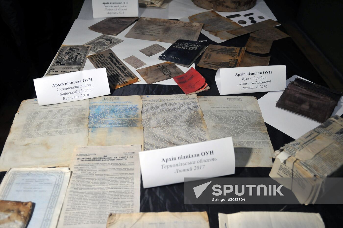 Organization of Ukrainian Nationalists (OUN) archives presented in Lviv