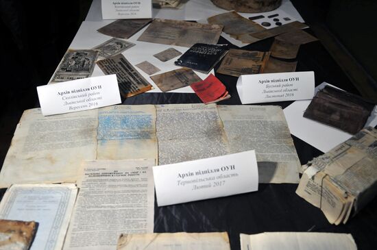 Organization of Ukrainian Nationalists (OUN) archives presented in Lviv