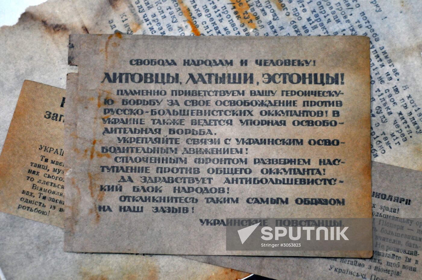 Organization of Ukrainian Nationalists (OUN) archives presented in Lviv