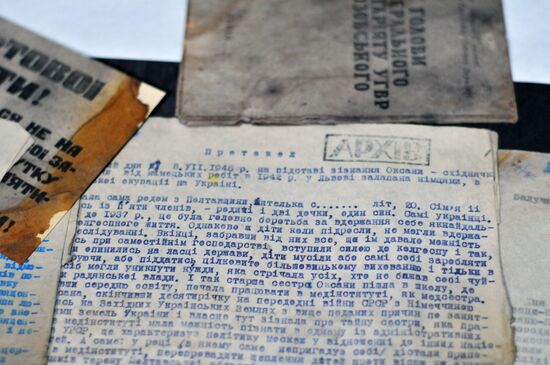 Organization of Ukrainian Nationalists (OUN) archives presented in Lviv