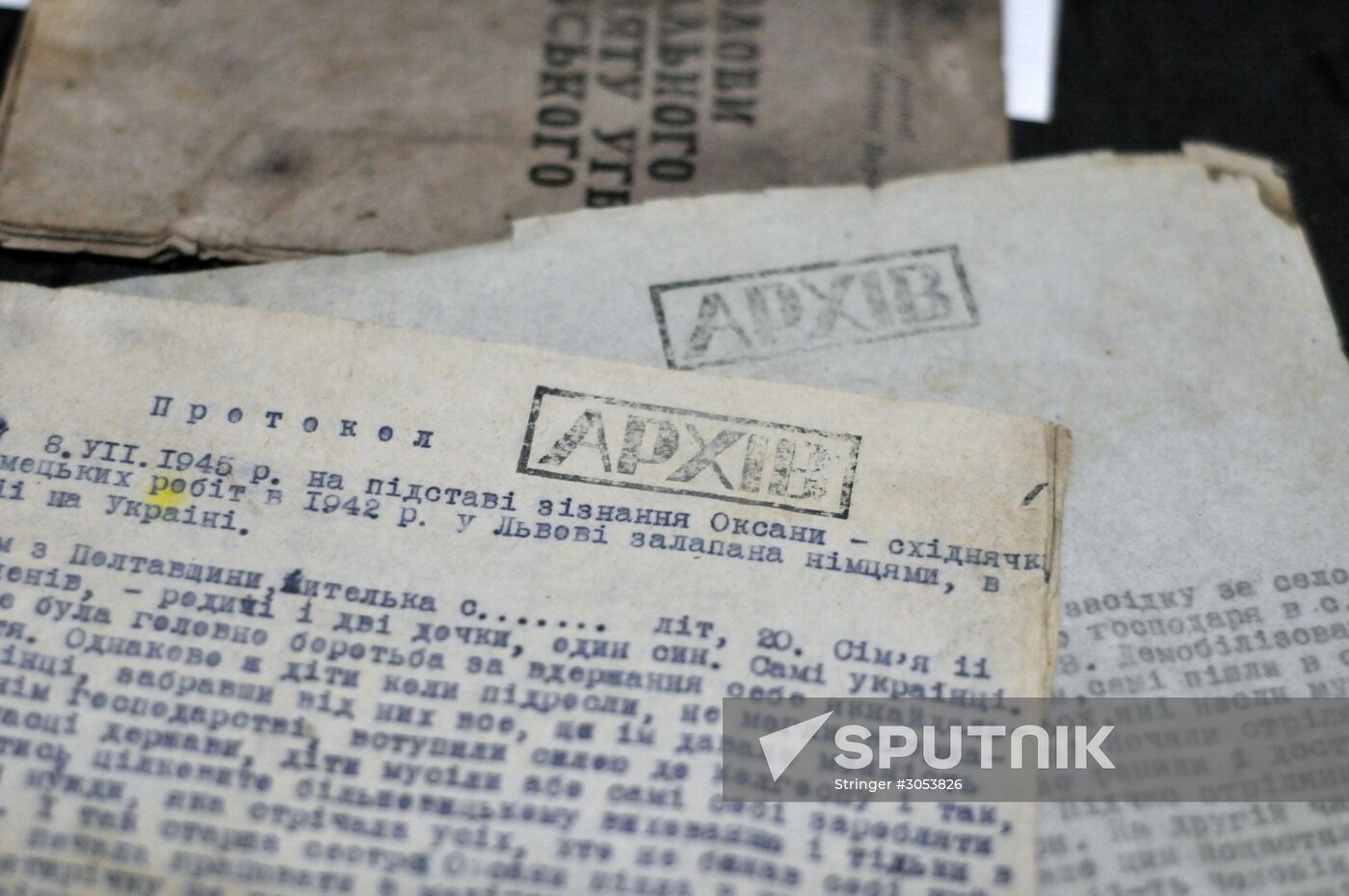 Organization of Ukrainian Nationalists (OUN) archives presented in Lviv