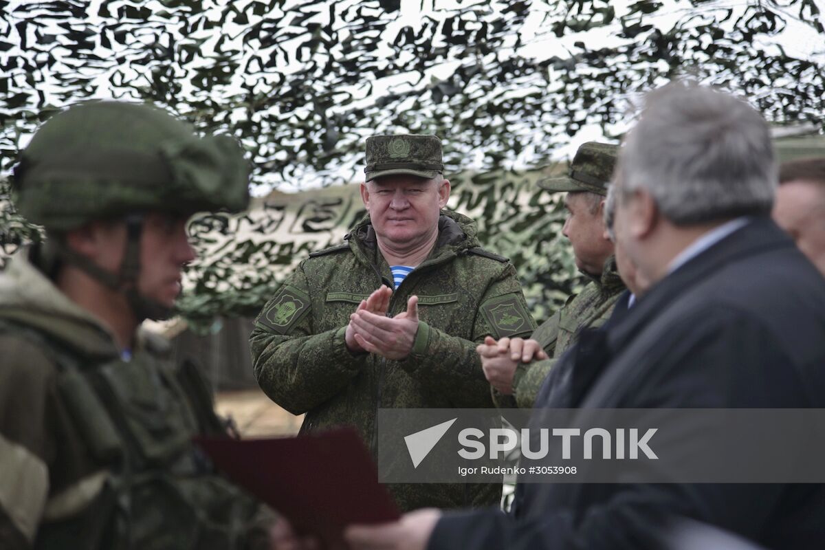 Airborne Forces, Air Forces and Black Sea Fleet launch a drill in Crimea