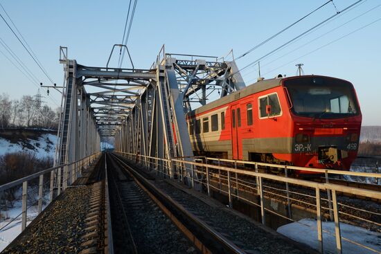 The 100th anniversary of the Trans-Siberian Railway. The 100th anniversary of the Trans-Siberian Railway. Western Siberian Railway