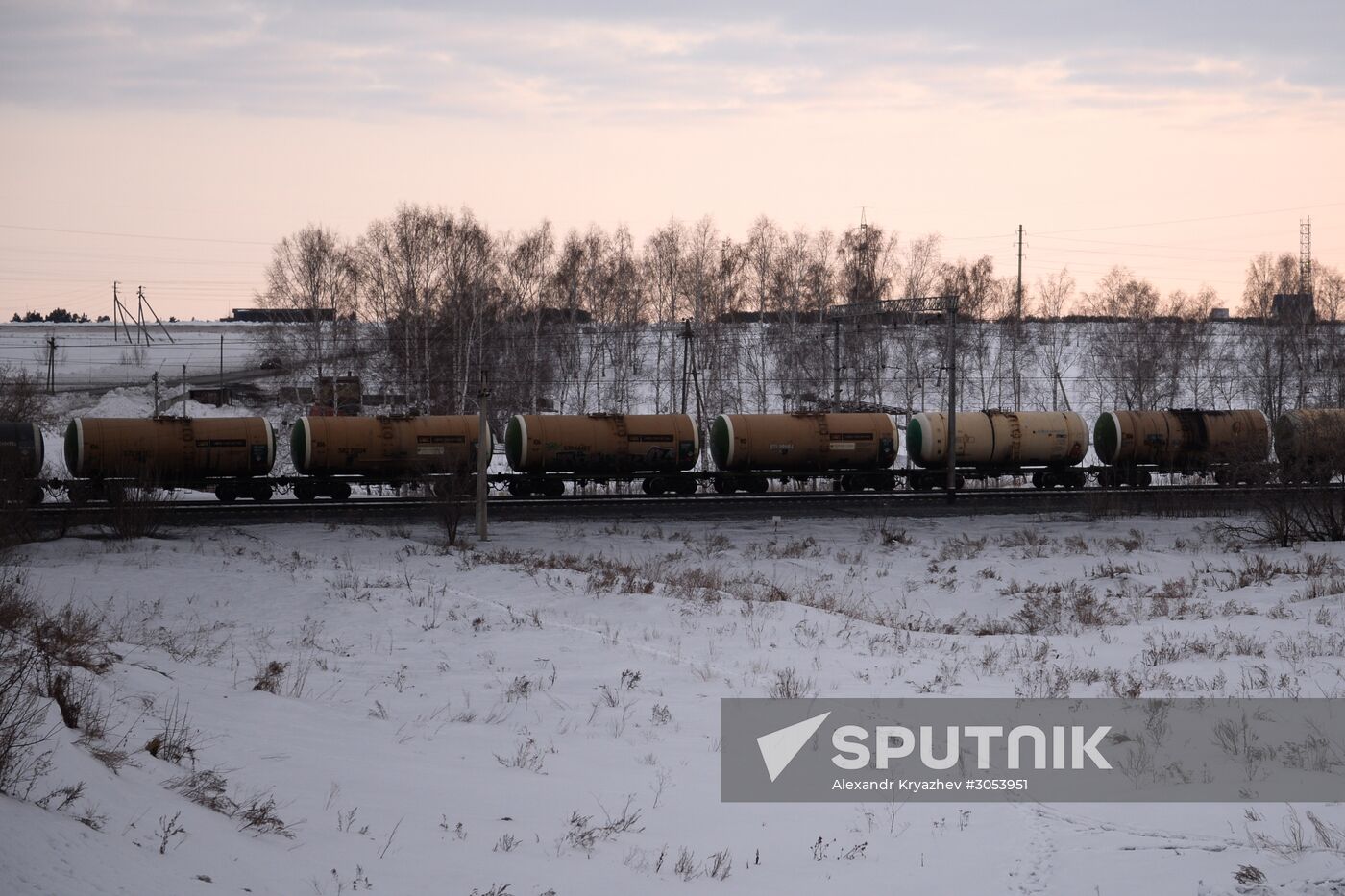 West Siberian Railway. 100th anniversary of Trans-Siberian Railway