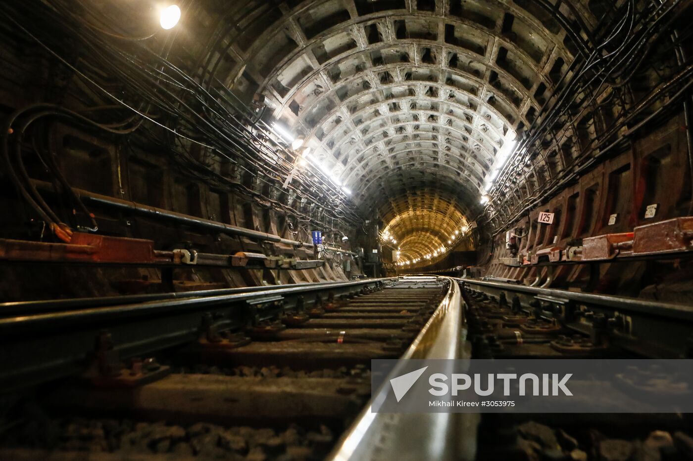 Technological work in St. Petersburg Metro