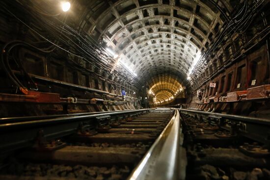 Technological work in St. Petersburg Metro