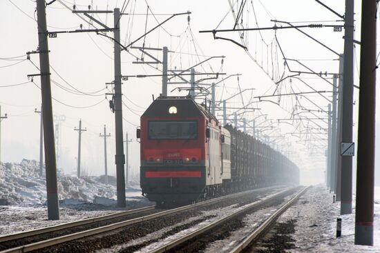 West Siberian Railway. 100th anniversary of Trans-Siberian Railway