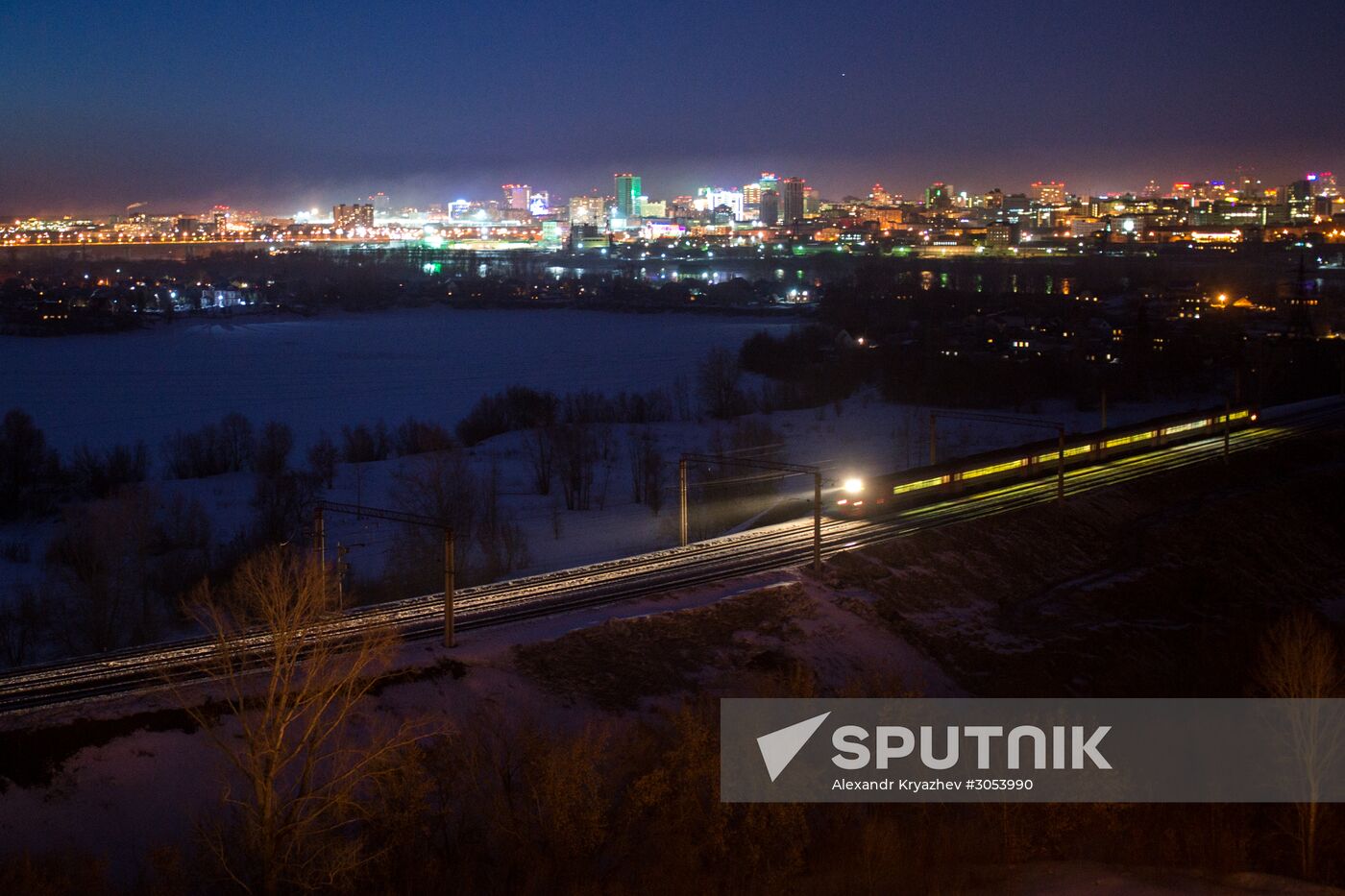 West Siberian Railway. 100th anniversary of Trans-Siberian Railway