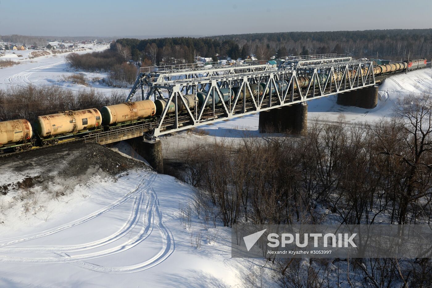 West Siberian Railway. 100th anniversary of Trans-Siberian Railway