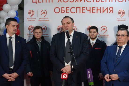 Opening uniform warehouse for Moscow Metro employees