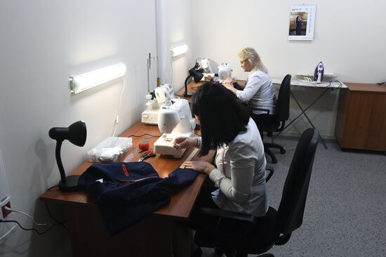 Opening uniform warehouse for Moscow Metro employees