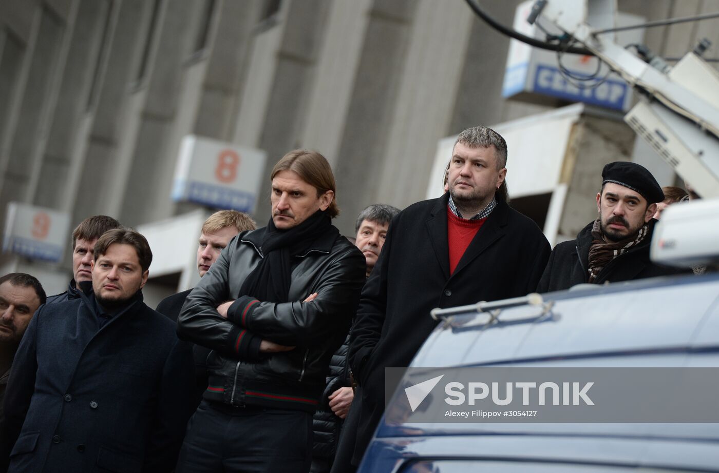 Paying last respects to ice hockey player Sergei Gimayev