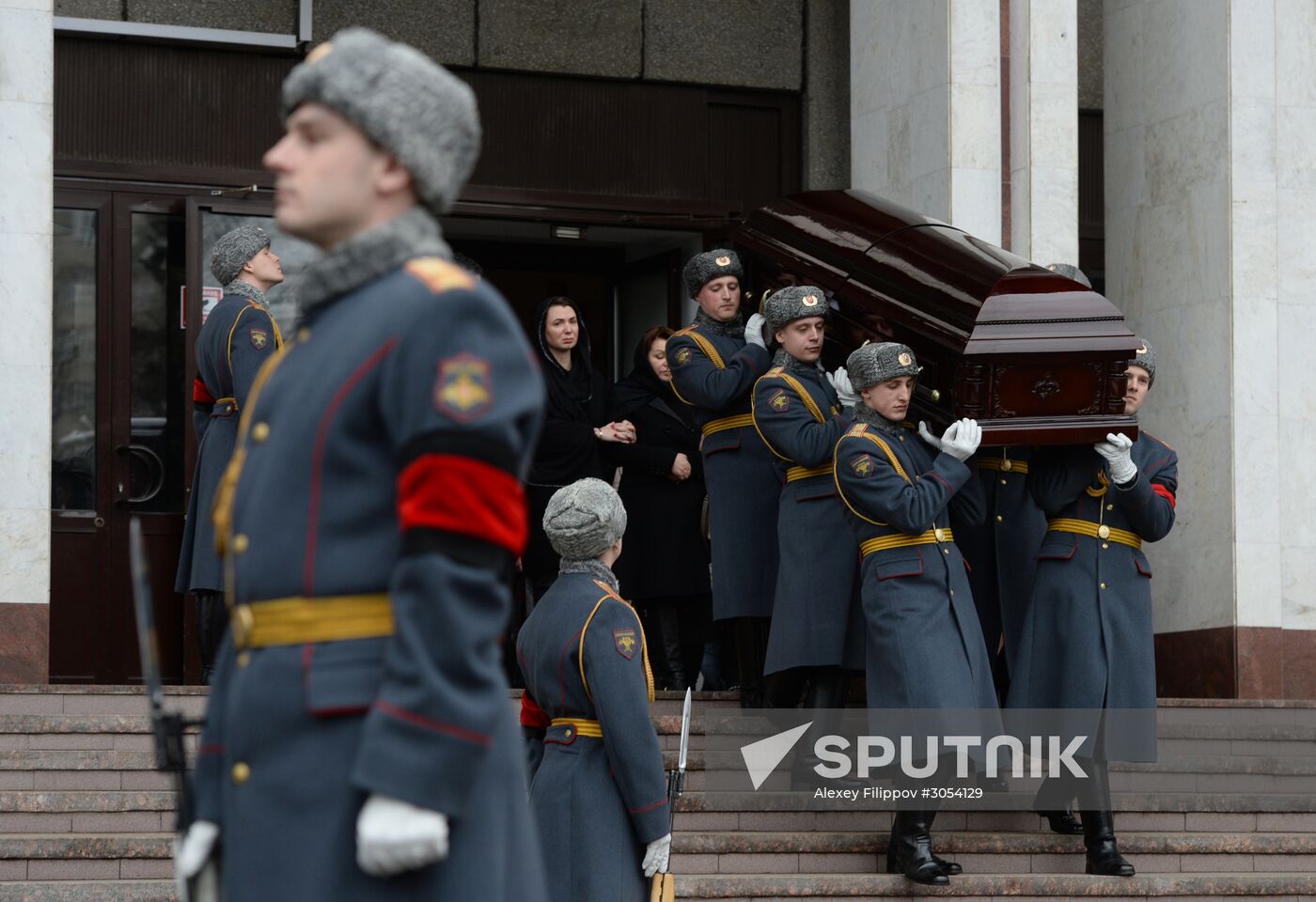 Paying last respects to ice hockey player Sergei Gimayev