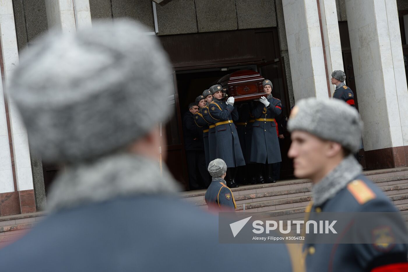 Paying last respects to ice hockey player Sergei Gimayev