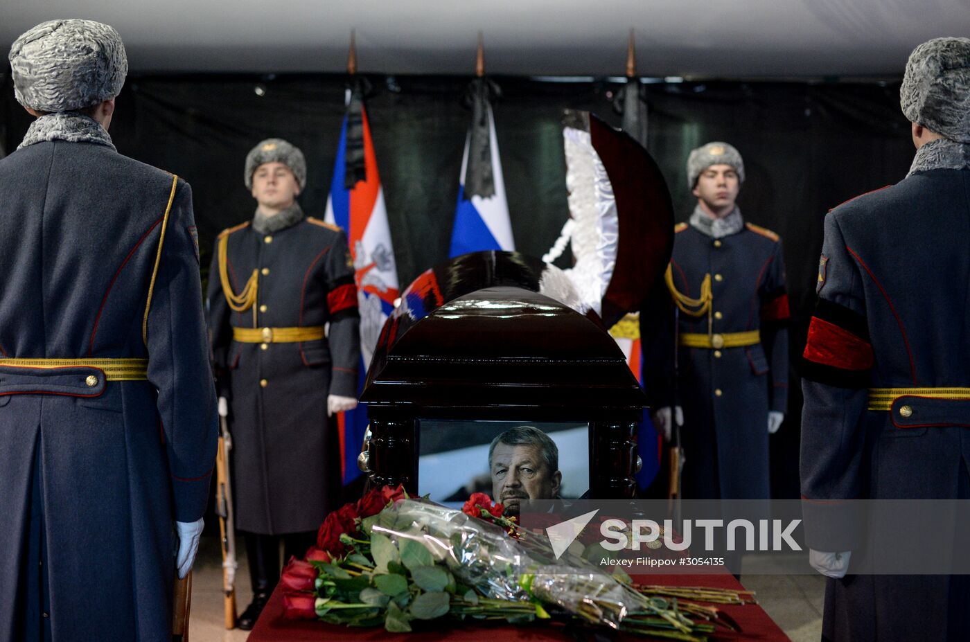 Paying last respects to ice hockey player Sergei Gimayev