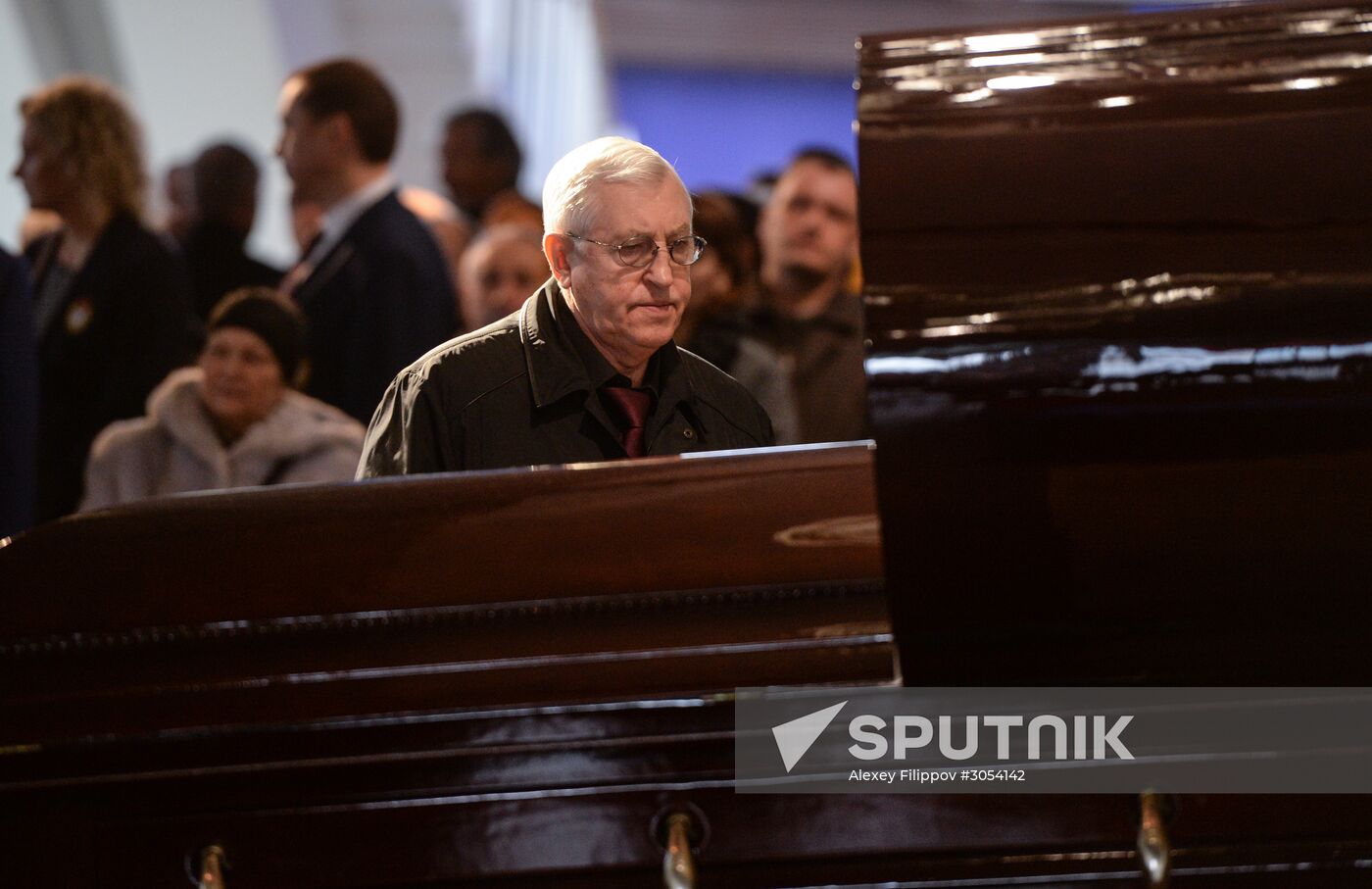 Farewell ceremony for hockey player Sergei Gimayev