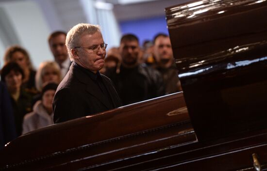 Farewell ceremony for hockey player Sergei Gimayev