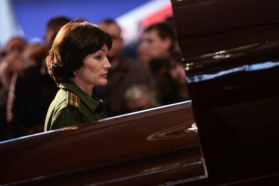 Farewell ceremony for hockey player Sergei Gimayev