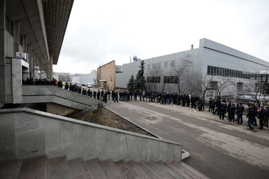 Farewell ceremony for hockey player Sergei Gimayev