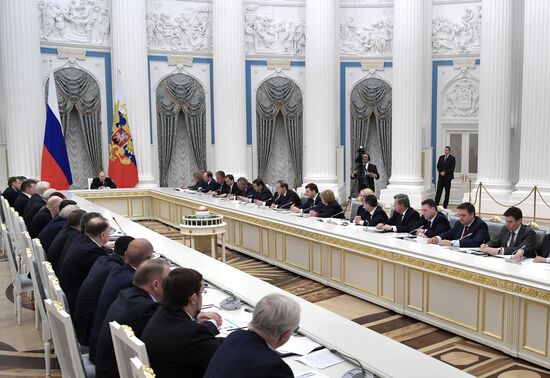 President Vladimir Putin holds meeting of Council for Strategic Development and Priority Projects
