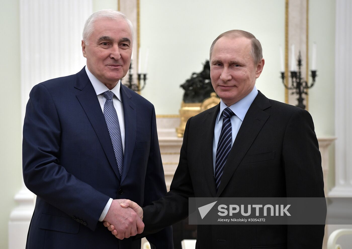 President Putin meets with President of South Ossetia Tibilov