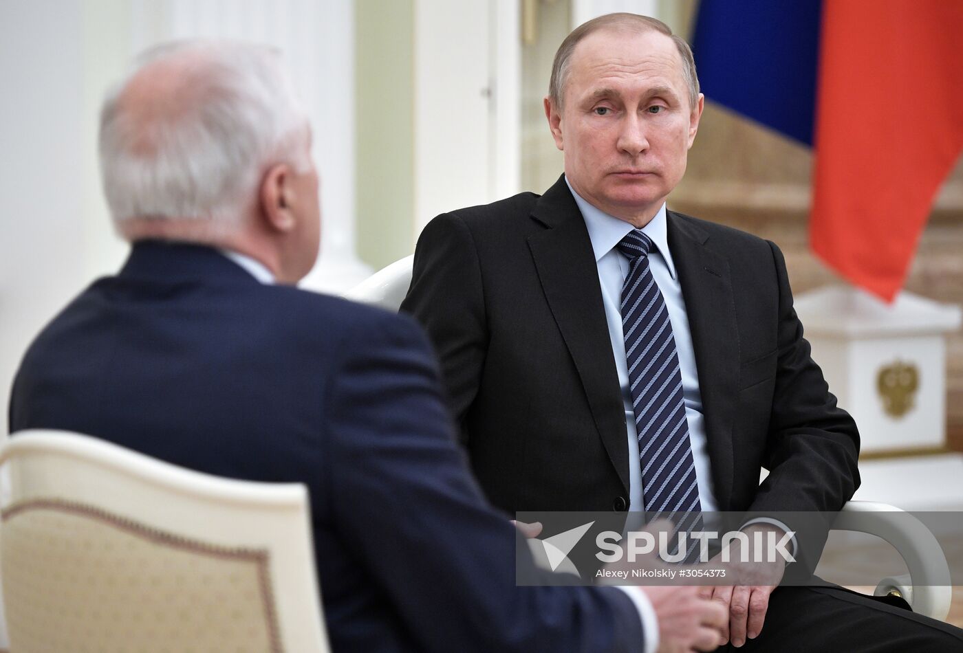 President Putin meets with President of South Ossetia Tibilov