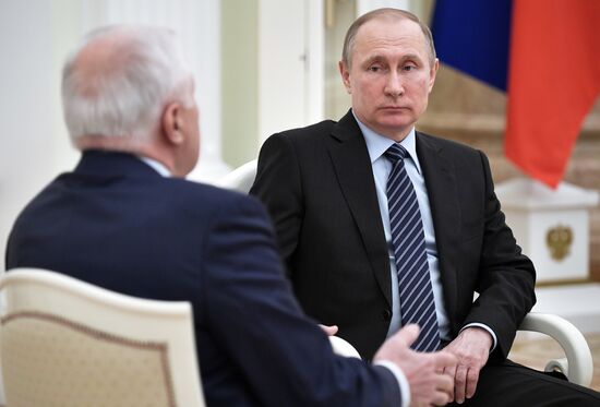 President Putin meets with President of South Ossetia Tibilov