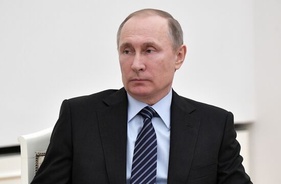 President Putin meets with President of South Ossetia Tibilov