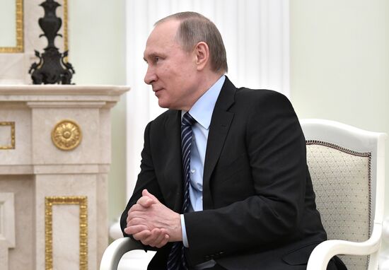 President Putin meets with President of South Ossetia Tibilov