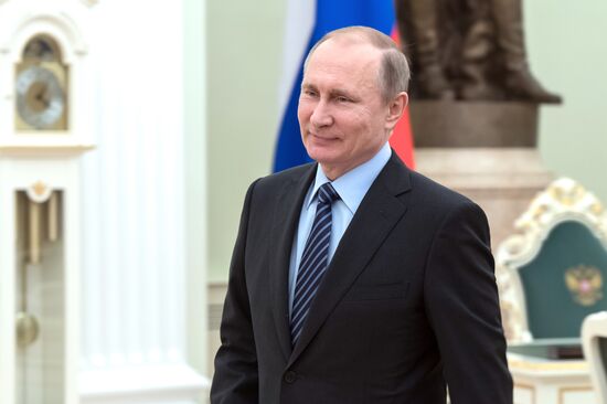 President Putin meets with President of South Ossetia Tibilov