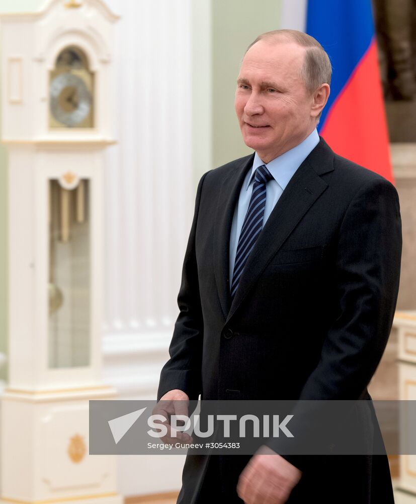President Putin meets with President of South Ossetia Tibilov