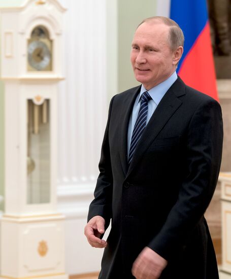 President Putin meets with President of South Ossetia Tibilov