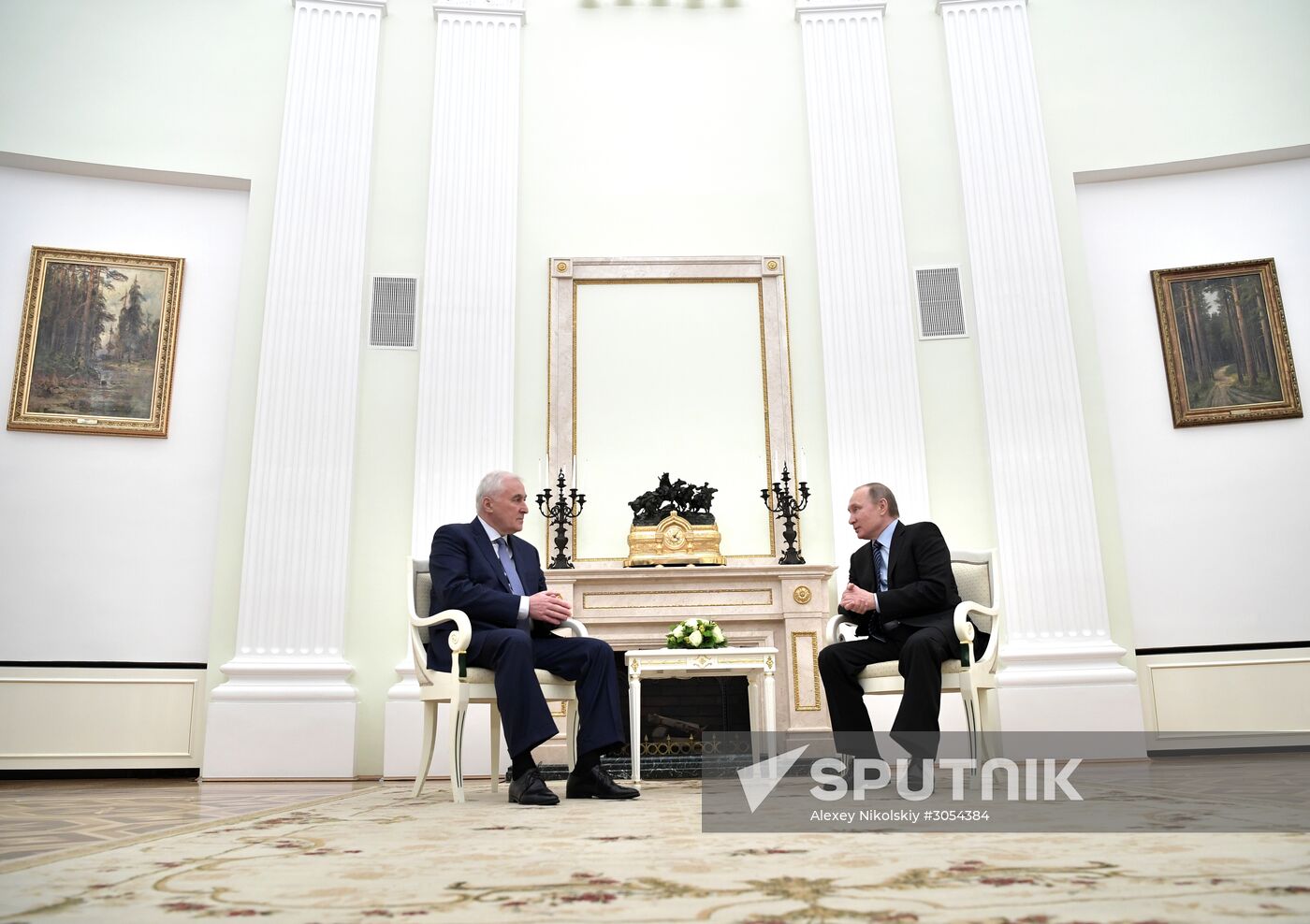 President Putin meets with President of South Ossetia Tibilov