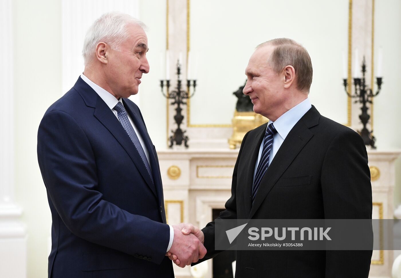 President Putin meets with President of South Ossetia Tibilov