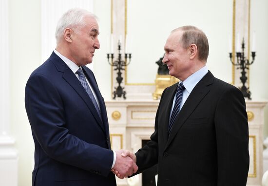 President Putin meets with President of South Ossetia Tibilov