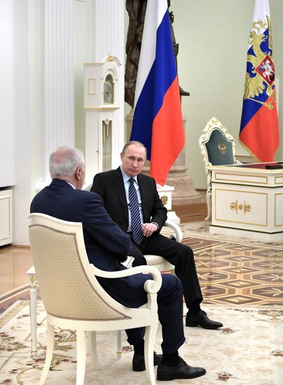 President Putin meets with President of South Ossetia Tibilov