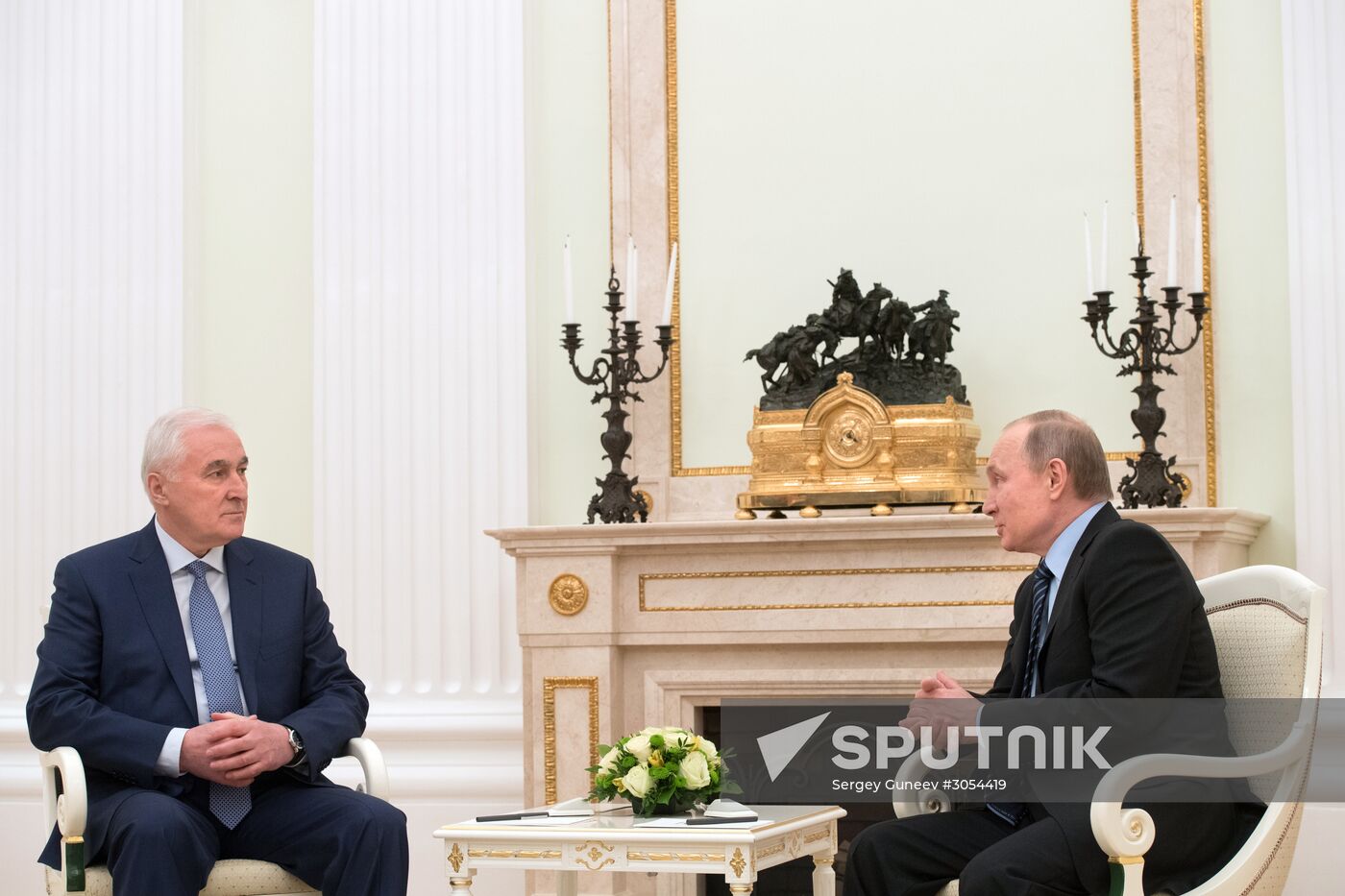 President Putin meets with President of South Ossetia Tibilov