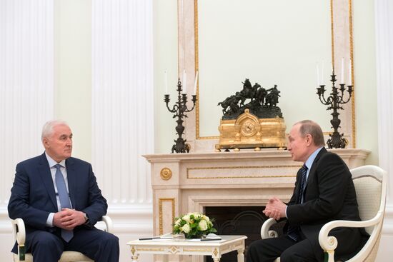 President Putin meets with President of South Ossetia Tibilov