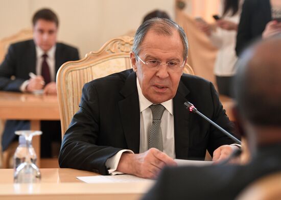 Meeting between foreign ministers of Russia and DR Congo