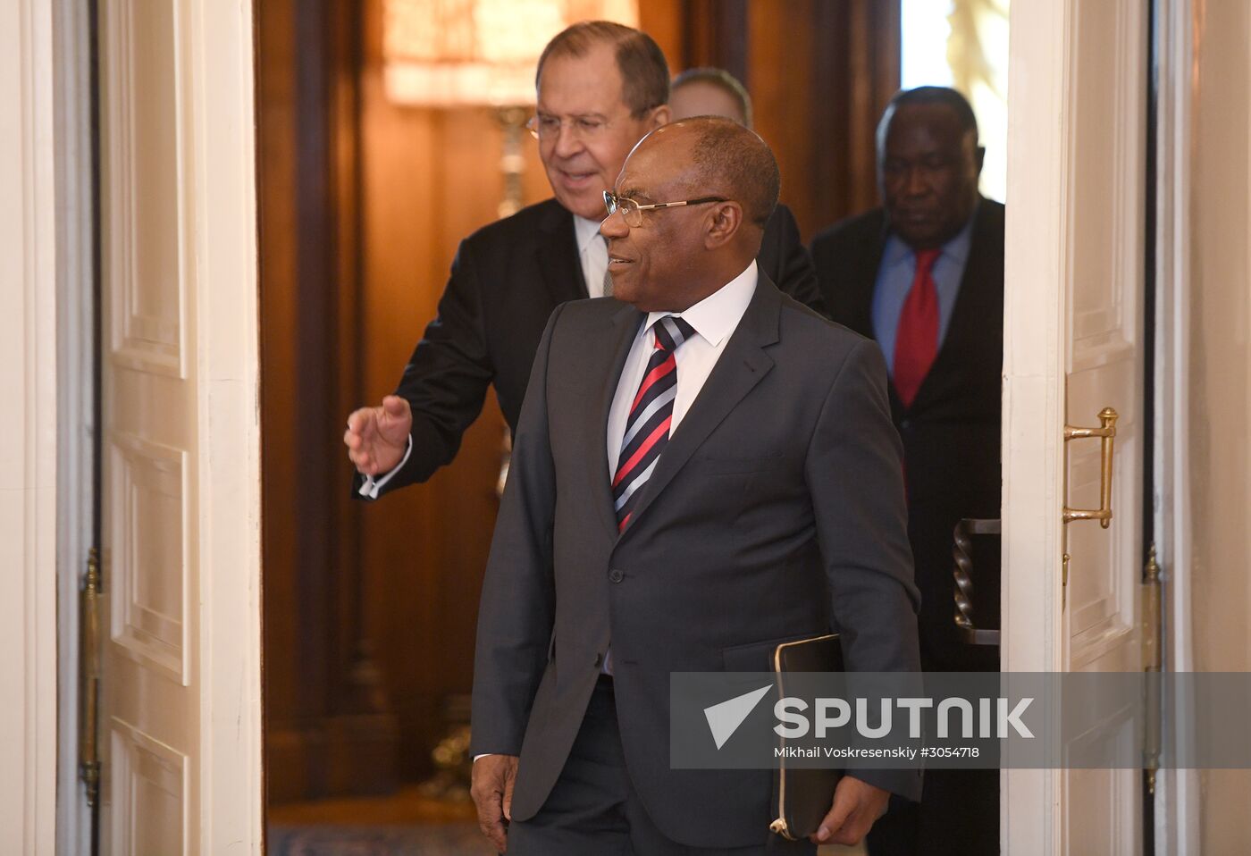Meeting between foreign ministers of Russia and DR Congo
