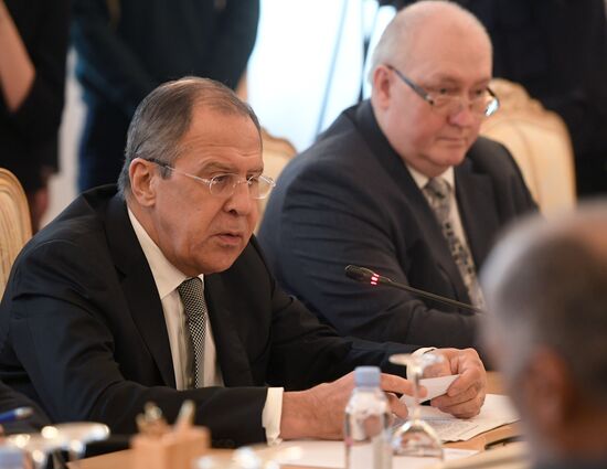 Meeting between foreign ministers of Russia and DR Congo