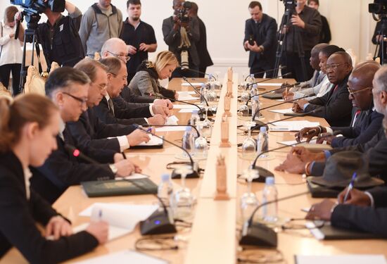 Meeting between foreign ministers of Russia and DR Congo