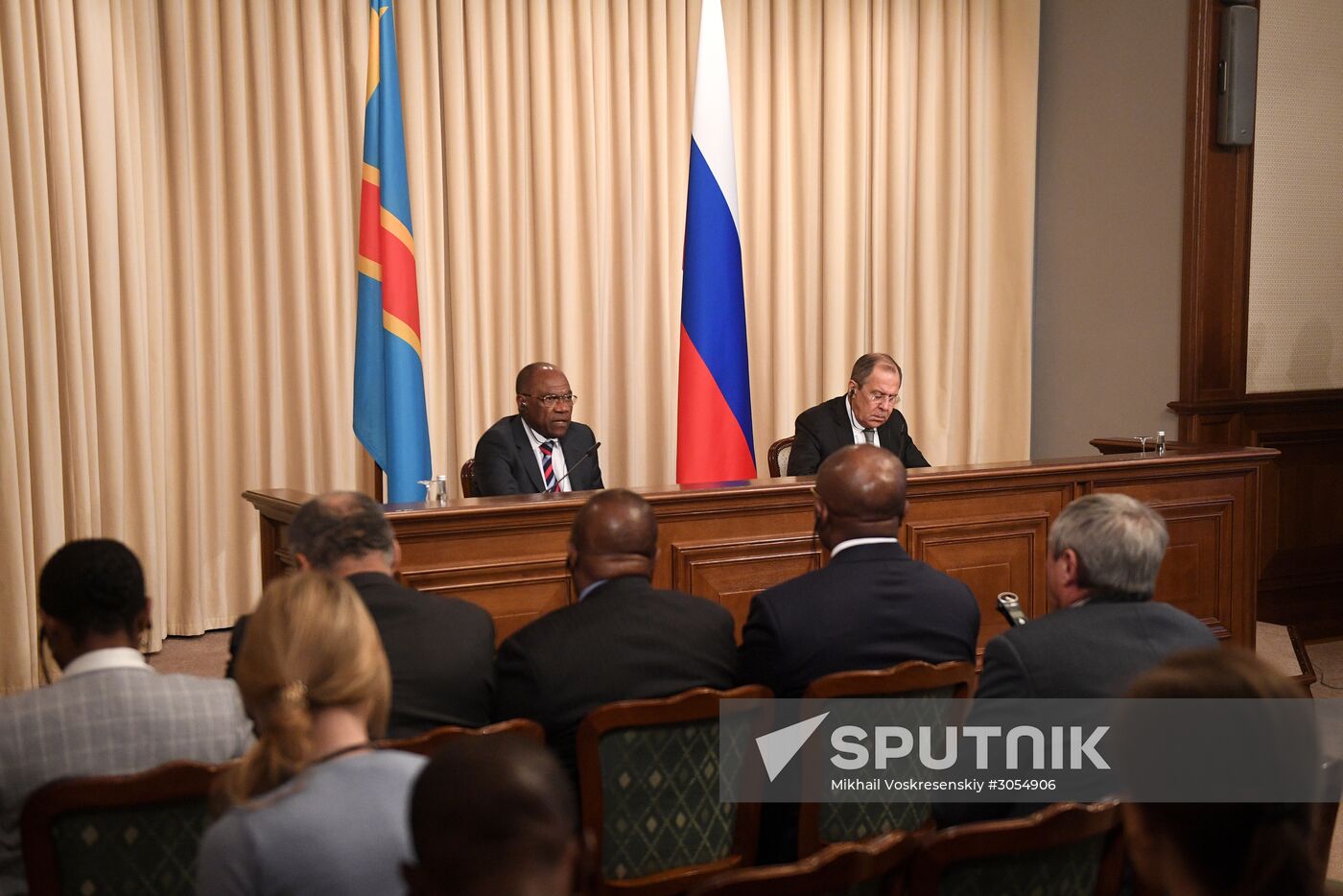 Meeting between foreign ministers of Russia and DR Congo