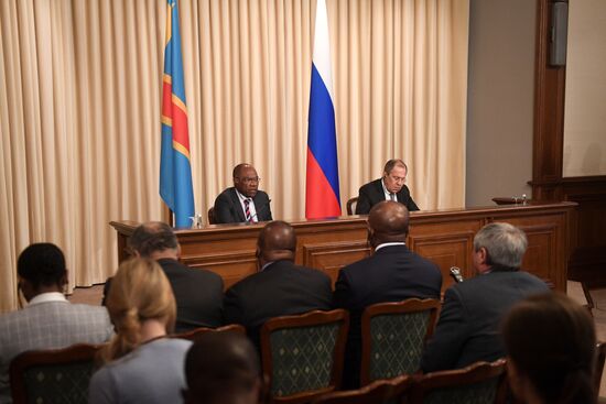 Meeting between foreign ministers of Russia and DR Congo