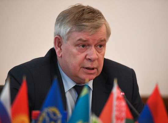 Presentation of report by CSTO Analytical Association