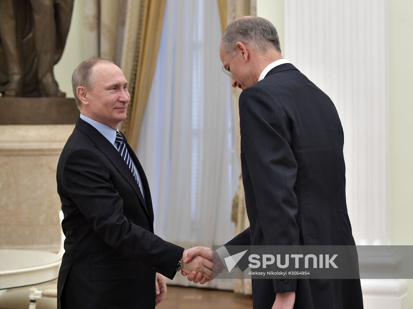 President Vladimir Putin meets with BASF Group CEO Kurt Bock