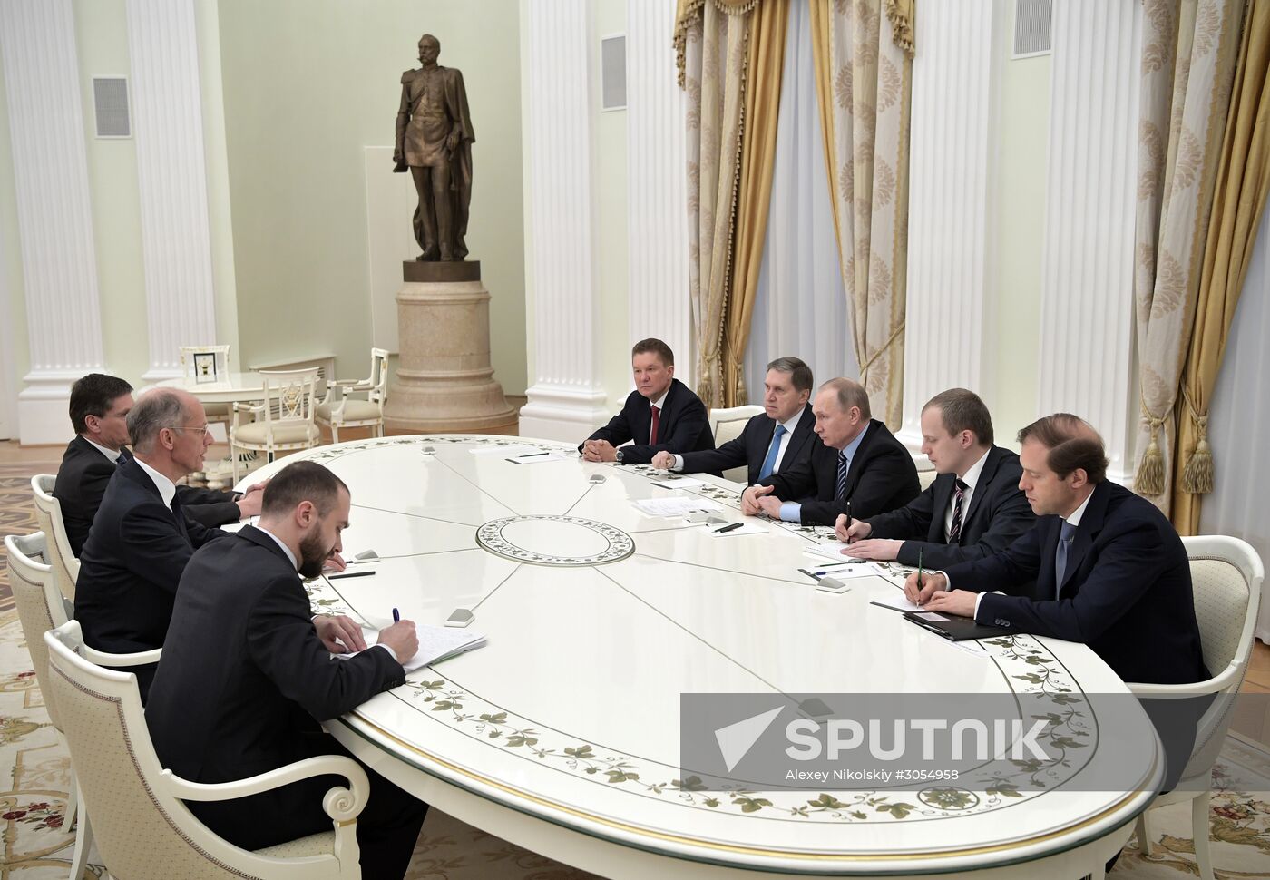 President Vladimir Putin meets with BASF Group CEO Kurt Bock