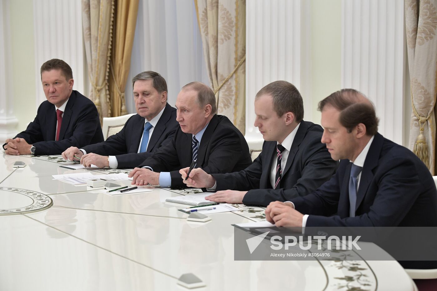 President Vladimir Putin meets with BASF Group CEO Kurt Bock