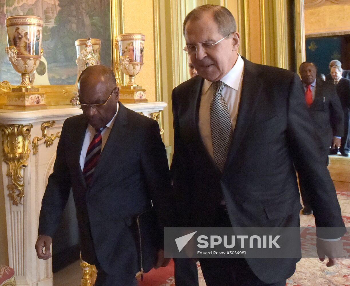 Meeting between foreign ministers of Russia and DR Congo