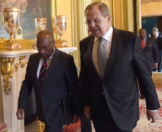 Meeting between foreign ministers of Russia and DR Congo